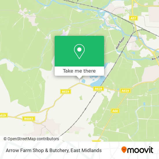 Arrow Farm Shop & Butchery map