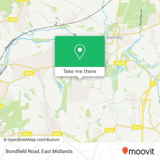 Bondfield Road map