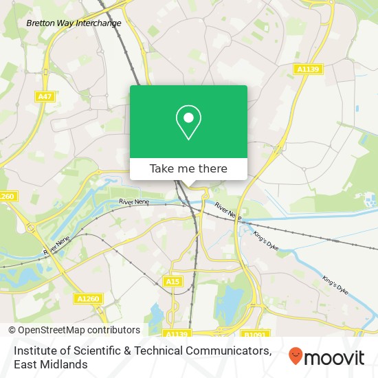Institute of Scientific & Technical Communicators map