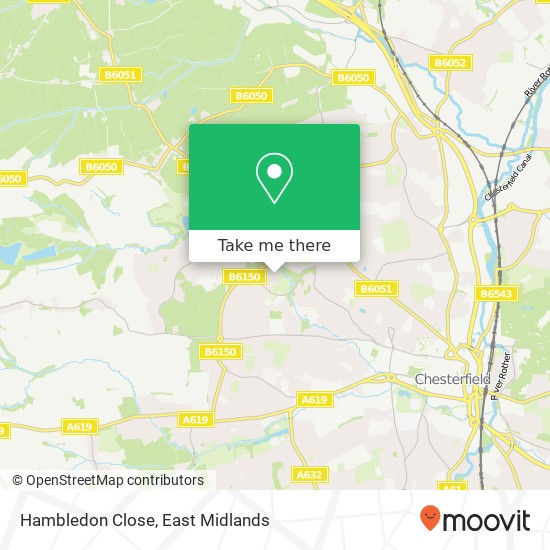 Hambledon Close map