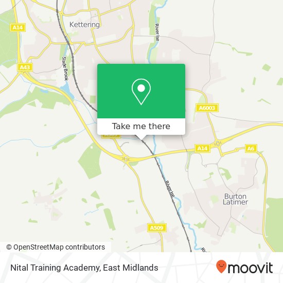 Nital Training Academy map