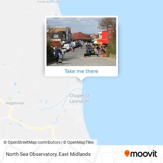 North Sea Observatory map
