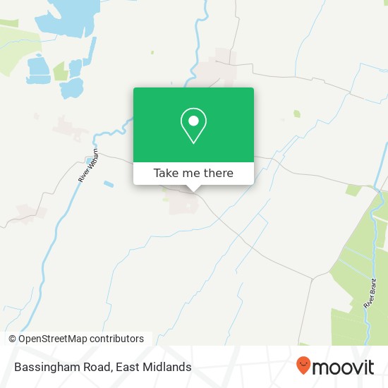 Bassingham Road map