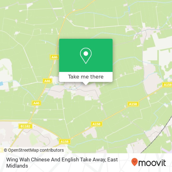 Wing Wah Chinese And English Take Away map