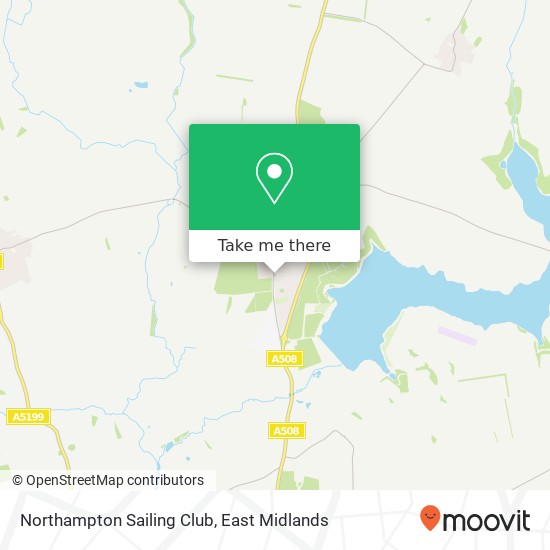 Northampton Sailing Club map