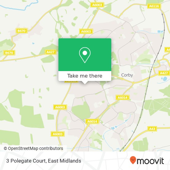 3 Polegate Court map