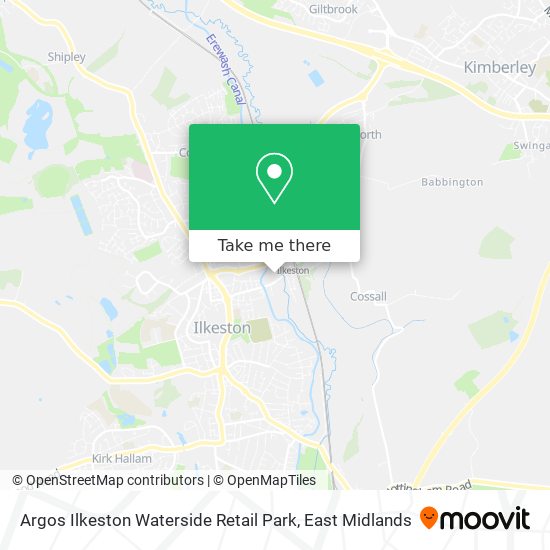 Argos Ilkeston Waterside Retail Park map