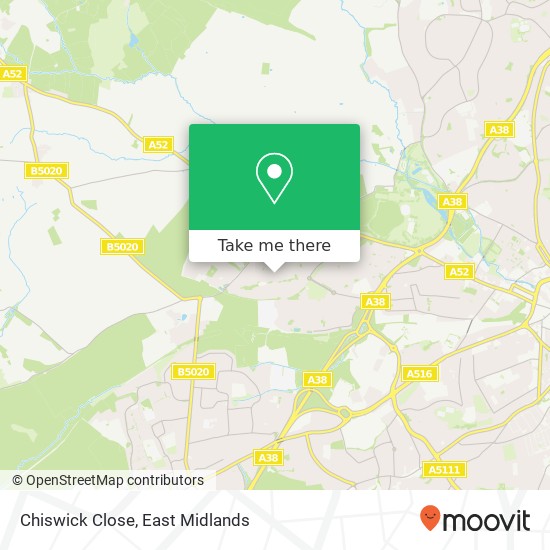 Chiswick Close map