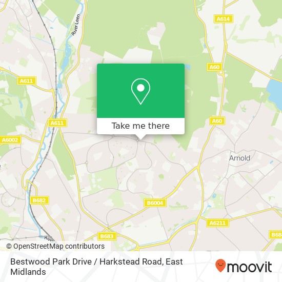 Bestwood Park Drive / Harkstead Road map