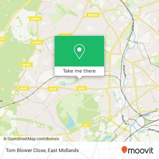 Tom Blower Close map