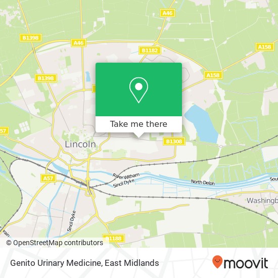 Genito Urinary Medicine map