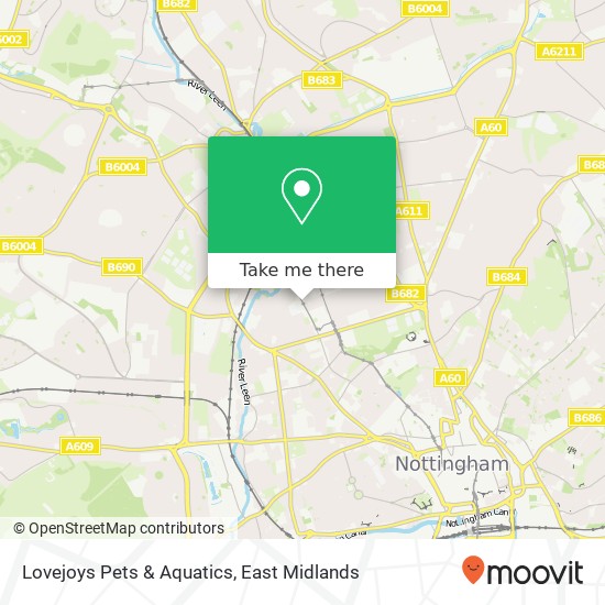 Lovejoys Pets & Aquatics map