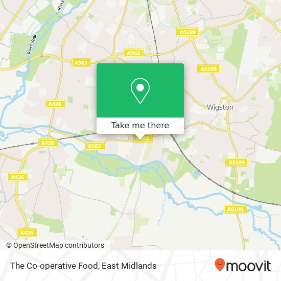 The Co-operative Food map