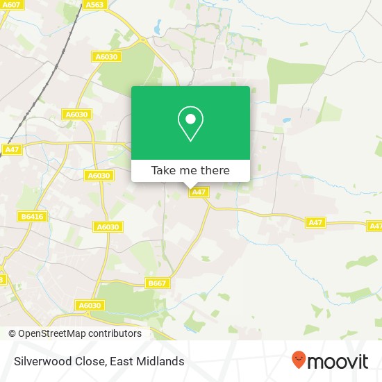 Silverwood Close map