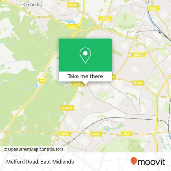 Melford Road map