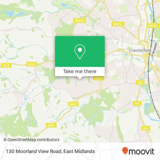 130 Moorland View Road map