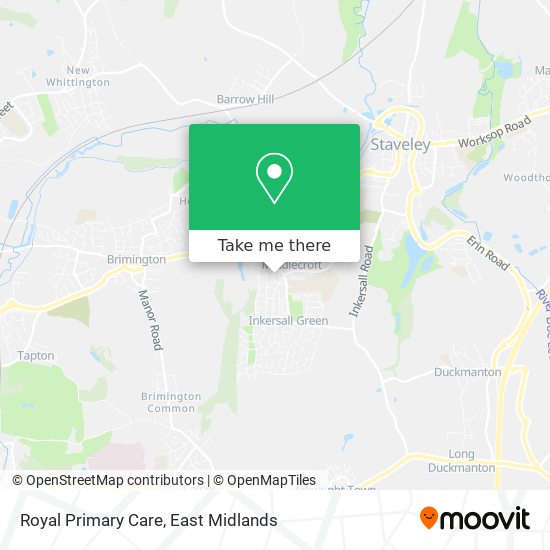 Royal Primary Care map