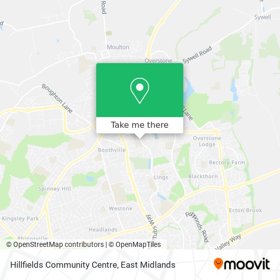 Hillfields Community Centre map