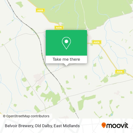 Belvoir Brewery, Old Dalby map