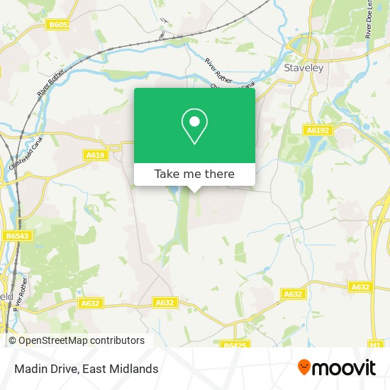 Madin Drive map