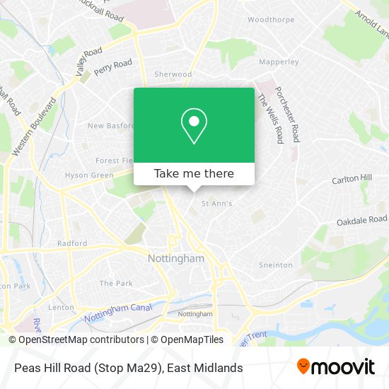 Peas Hill Road (Stop Ma29) map