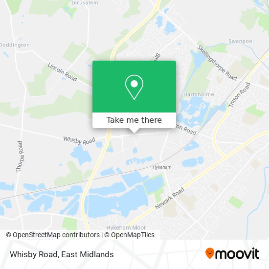 Whisby Road map