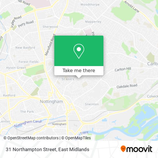31 Northampton Street map
