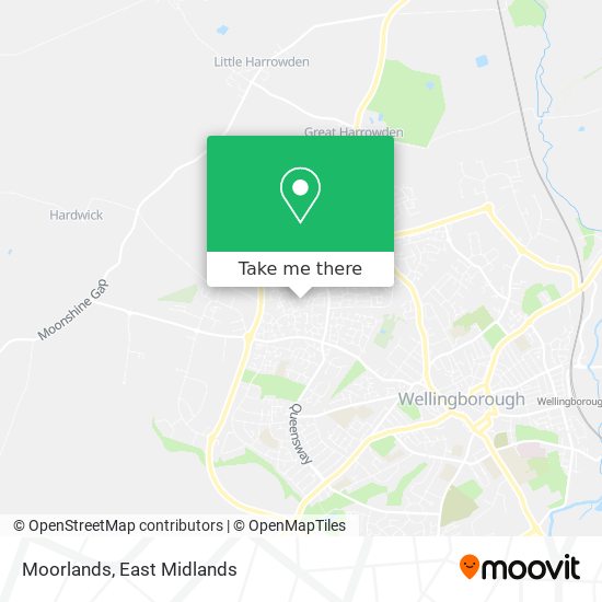 Moorlands map