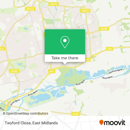 Twyford Close map