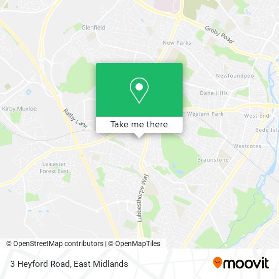 3 Heyford Road map