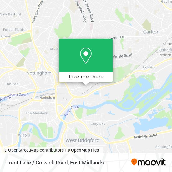 Trent Lane / Colwick Road map