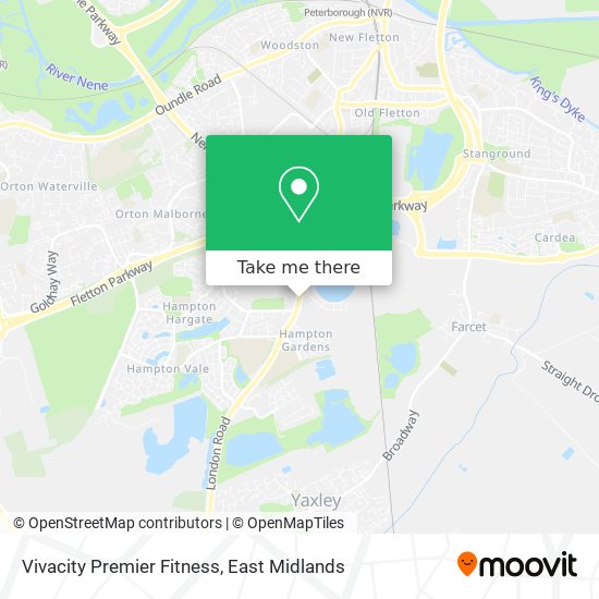 Vivacity Premier Fitness map