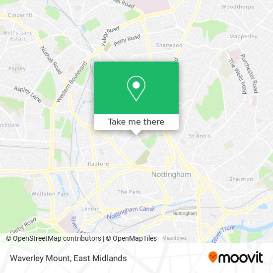 Waverley Mount map