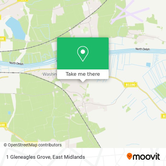 1 Gleneagles Grove map
