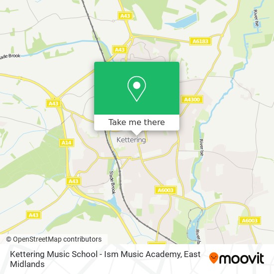 Kettering Music School - Ism Music Academy map