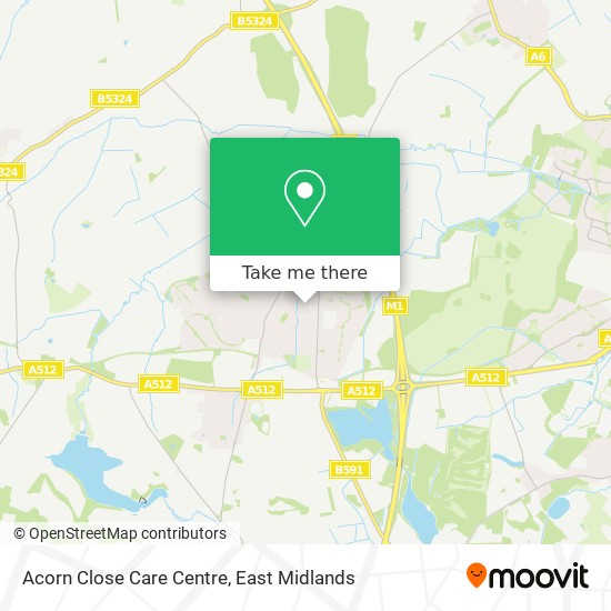 Acorn Close Care Centre map