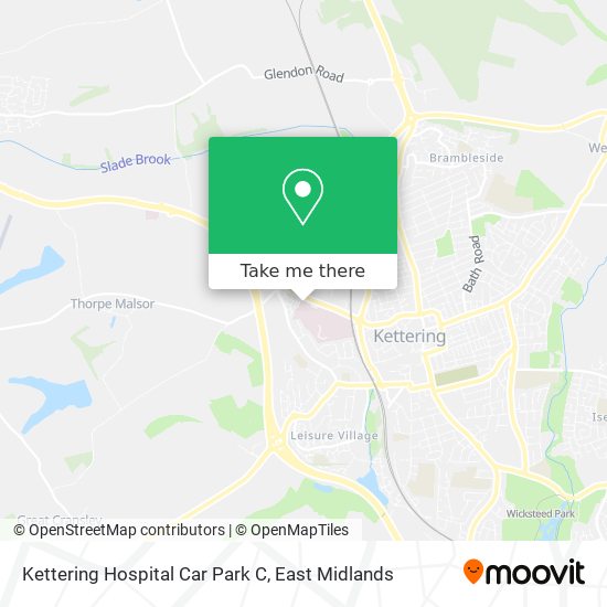 Kettering Hospital Car Park C map