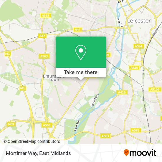 Mortimer Way map