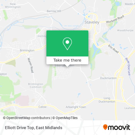 Elliott Drive Top map