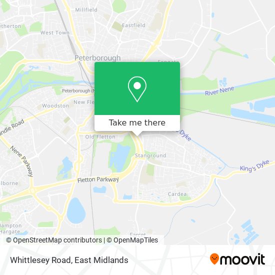Whittlesey Road map
