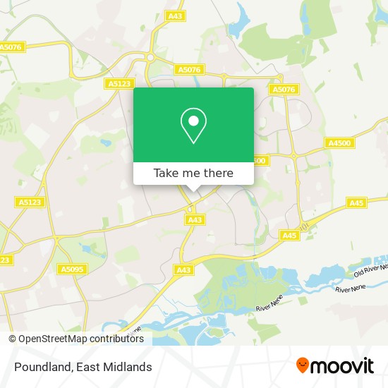 Poundland map