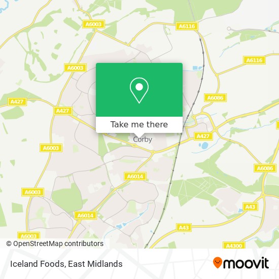 Iceland Foods map