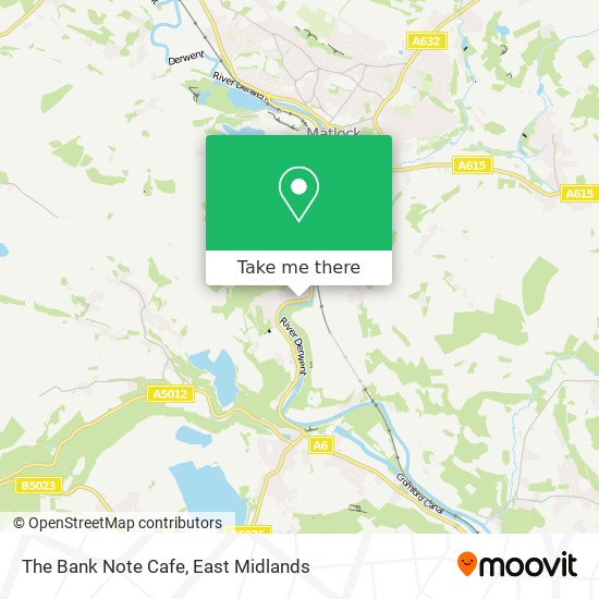 The Bank Note Cafe map