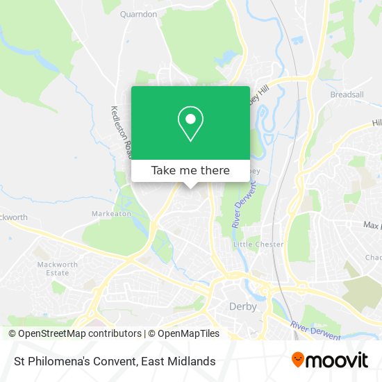 St Philomena's Convent map