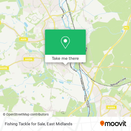 Fishing Tackle for Sale map