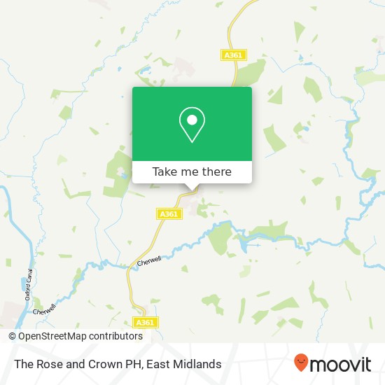 The Rose and Crown PH map
