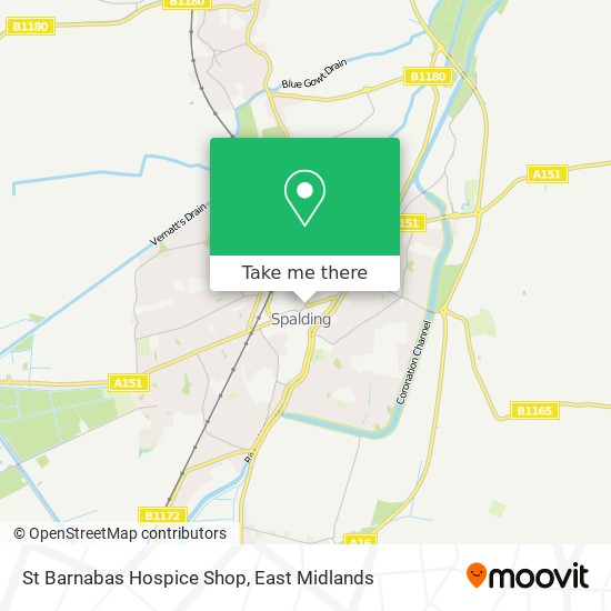 St Barnabas Hospice Shop map