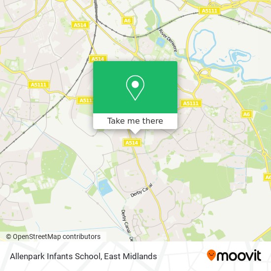 Allenpark Infants School map