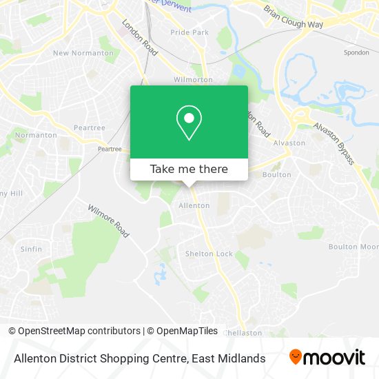 Allenton District Shopping Centre map