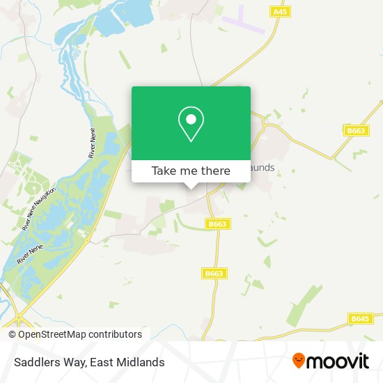 Saddlers Way map